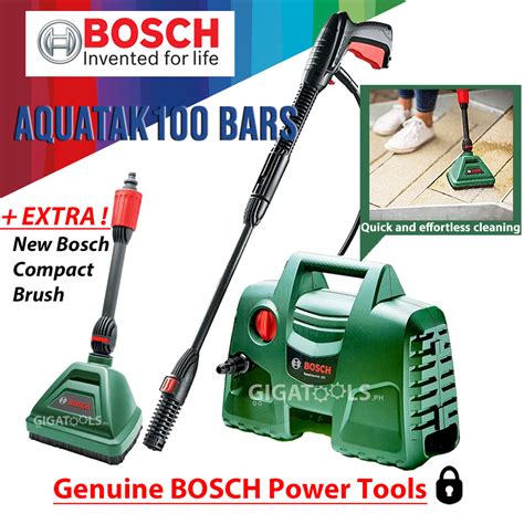 Bosch Pressure Washer Bundle Easy Aquatak 100 Long Lance And Compact