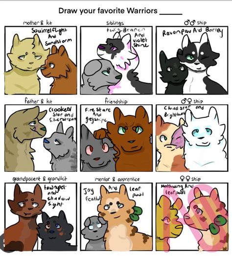 Warrior Cats Drawing Meme Hazzle Bazzle Illustrations Art Street