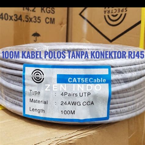 Jual Kabel Lan Indoor Meter Utp Cat E Cat E Internet Ethernet Abu