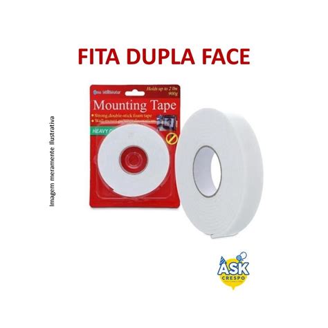 Fita Dupla Face Multiuso Espuma Mm X Metros Shopee Brasil