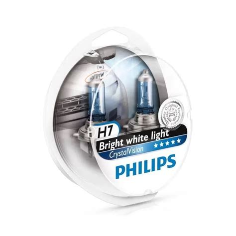 Philips Crystal Vision H7 Car Headlight Bulbs | PowerBulbs