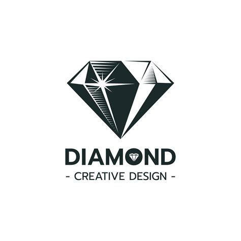 Diamond Logo Design Vector Illustration Vector Art At Vecteezy