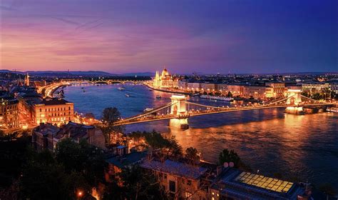 Budapest and the Danube River at night Photograph by Alexey Stiop ...