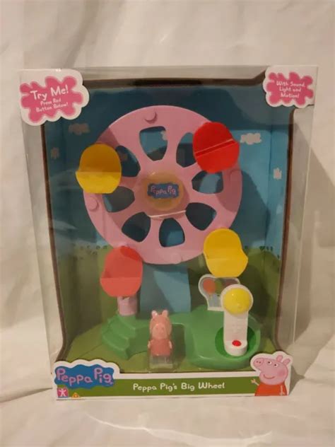 Peppa Pig Peppa Pig S Big Wheel Playset With Sound Lights And Motion