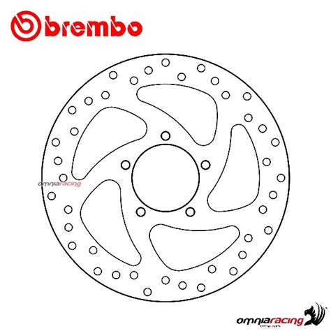 Brembo Serie Oro Rear Fixed Brake Disc For Ducati Desertx