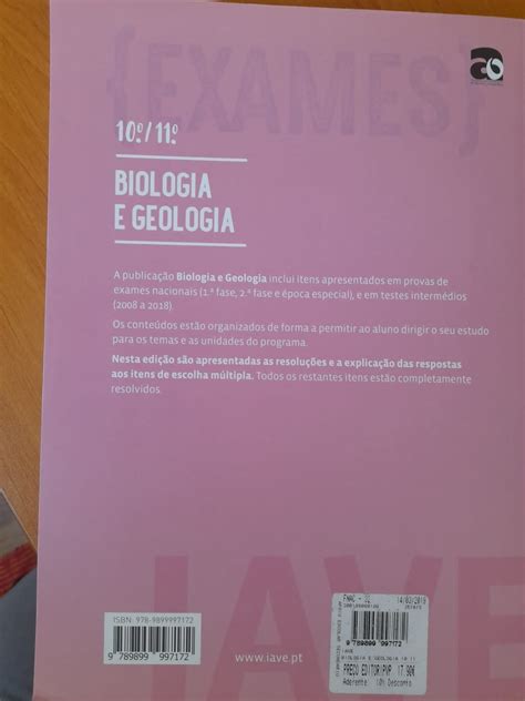 Livro Prepara O Exame Ano Biologia Geologia Agualva E Mira Sintra