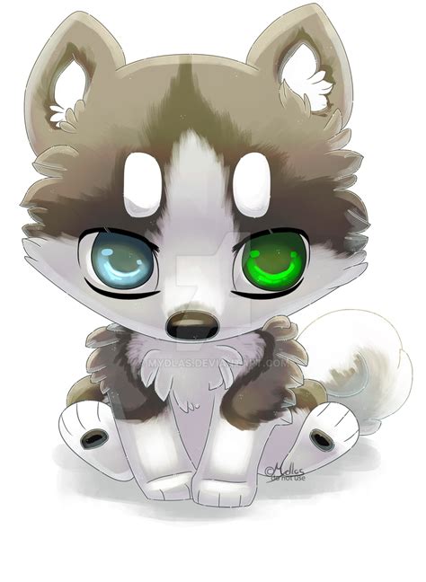 Chibi husky by mydlas on DeviantArt