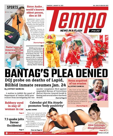 Get Digital Access To Tempo January 19 2023 Issue