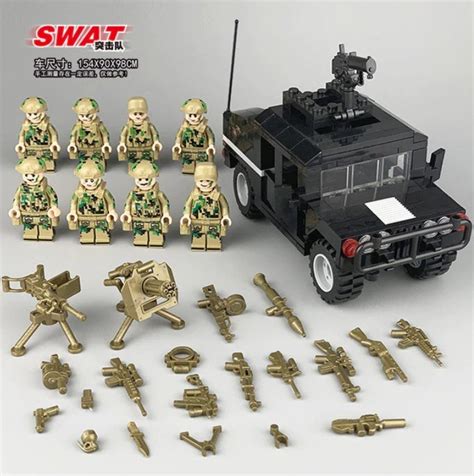 Military SWAT Wars Assembled Building Blocks - 20v Special Forces