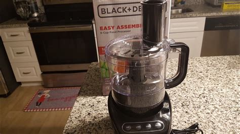 Black Decker In Easy Assembly Cup Food Processor Unboxing And