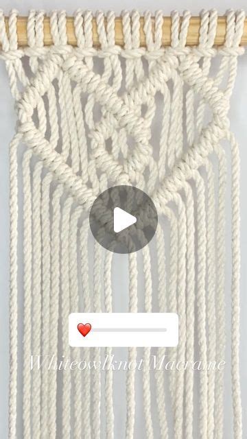 Macrame Patterns Tutorials On Instagram Slow Version Is In My New