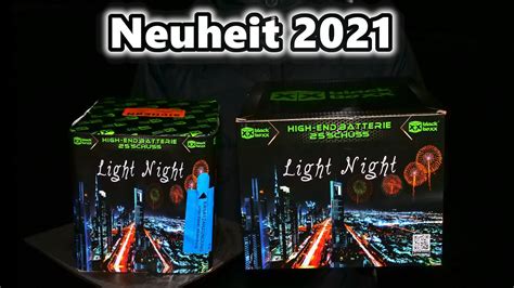 Blackboxx 25 Schuss Light Night Neuheit 2021 𝟰𝗞 JJFireworks YouTube