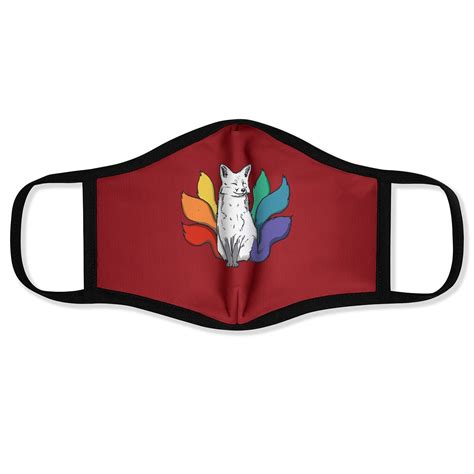 Lgbt Rainbow Fox Pride And Equality Lgbtq T Pride Face Masks Sold