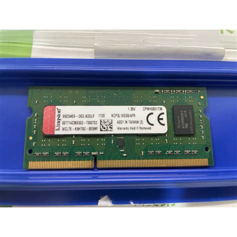 金士頓 Asus 筆記型記憶體 4g 4gb Ddr3 1600 低電壓 Kcp3l16ss84fr 蝦皮購物