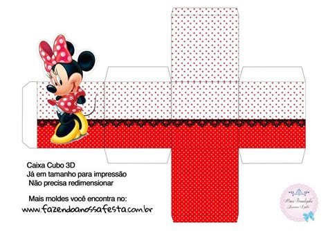 Minnie Mouse Box Template Hacer Cajas De Regalo Moldes