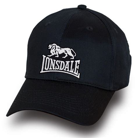 Мужская кепка Lonsdale (Черная)