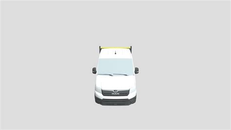 Man Tge Double Cab Tipper Hqinterior 2023 Buy Royalty Free 3d Model