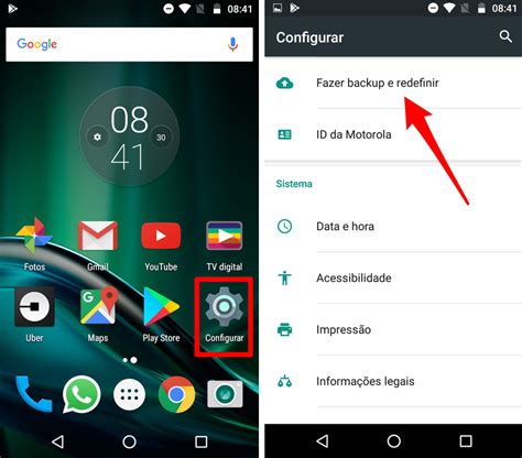 Como resetar o Moto G4 Play e restaurar as configurações de fábrica do