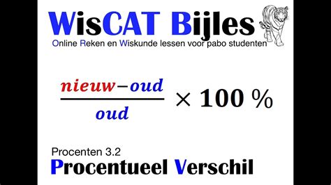 Percentage Berekenen Van Getallen Een Praktische Gids