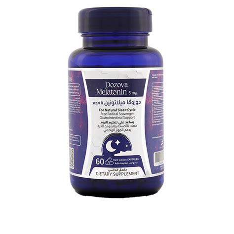 DOZOVA MELATONIN 5MG 60CAP Tay Pharmacies