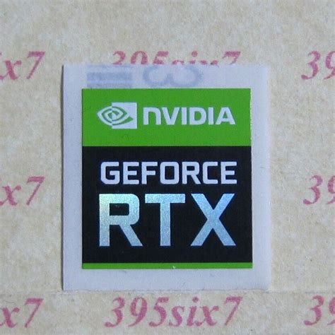 Nvidia Geforce Gtx Rtx Sticker X 10 Pcs Ebay