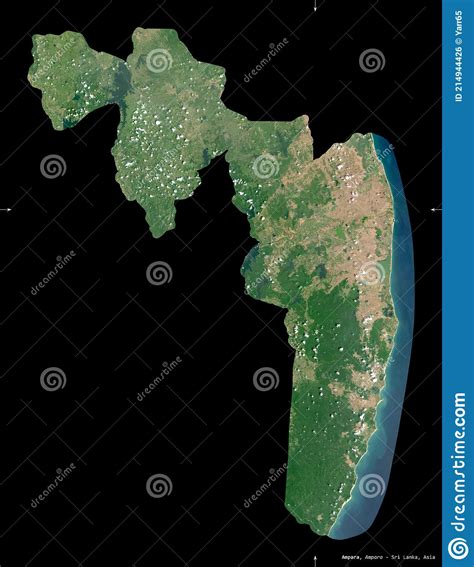 Ampara Sri Lanka Black Solid Sentinel 2 Satellite Stock