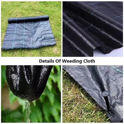 Premium Pro Garden Weed Barrier Landscape Fabric Durable And Heavy Duty Weed Block Gardening Mat