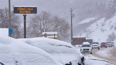 Massive Winter Storm Brings Snow Strong Winds Frigid Cold