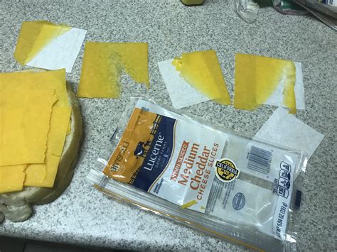 I didn’t think my “thin sliced cheddar cheese” was going to be so.... thinly sliced... : r ...