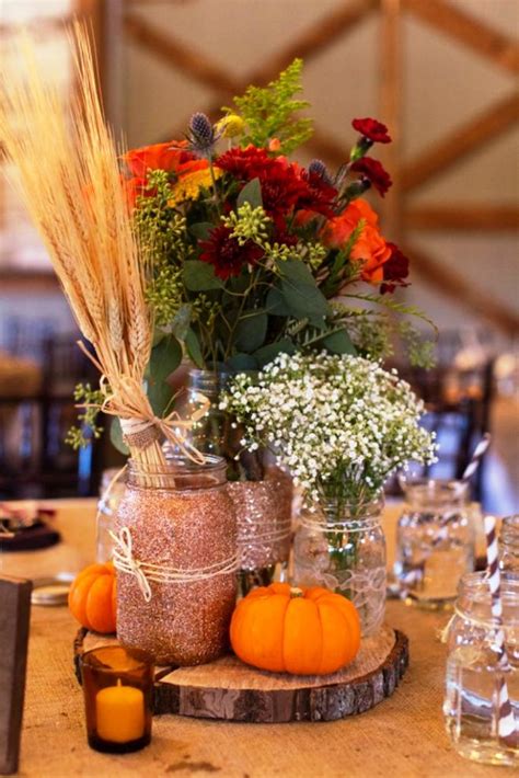 25 Autumn Wedding Decorations Ideas - Wohh Wedding