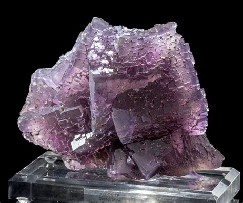 Stepped Purple Fluorite From Illinois Fluorite Crystals Stones And