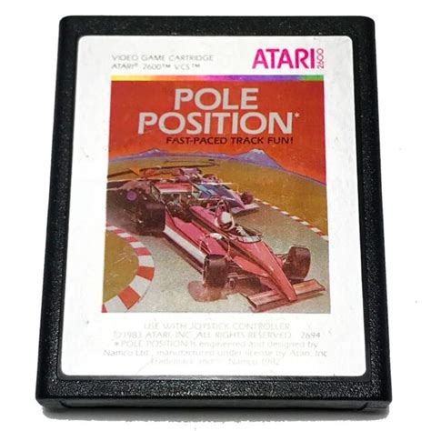 Pole Position Atari 2600 Video Game Cartridge 1983 Vintage Tested EBay