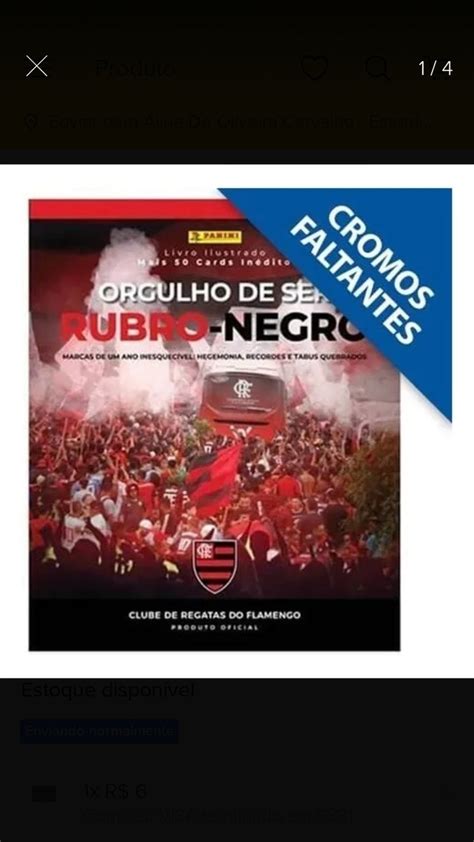 Figurinhas E Cards Lbum Flamengo Orgulho De Ser Rubro Negro