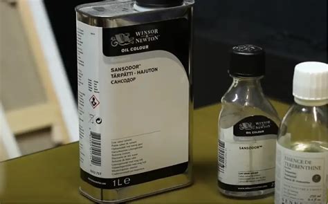 turpentine  oil painting drawingprofy