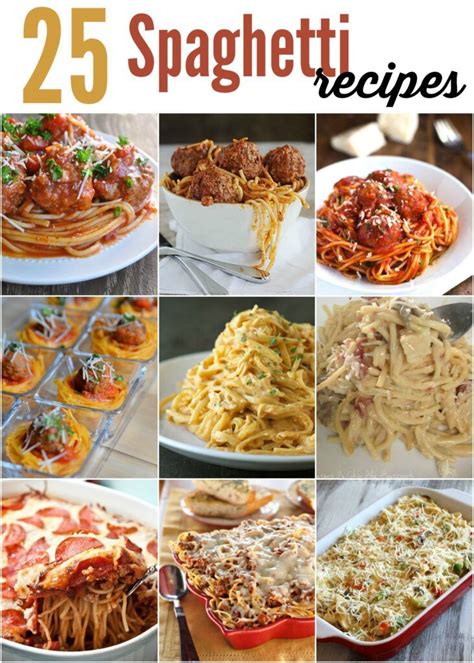 Spaghetti Recipes – REASONS TO SKIP THE HOUSEWORK