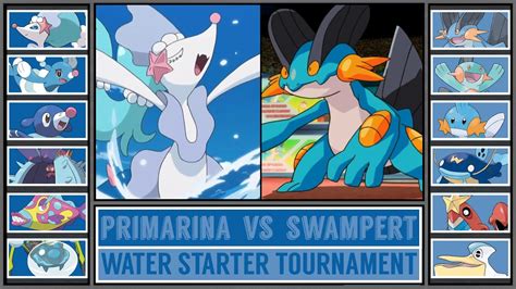 SWAMPERT vs PRIMARINA Water Starter Pokémon Tournament Battle 3