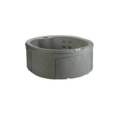 Life Smart Spas LS T Person Round V Outdoor Hot Tub With Jets And Cover For Sale From