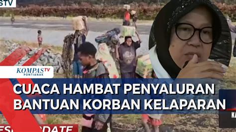 Bantuan Untuk Korban Kelaparan Di Papua Mensos Risma Penyaluran