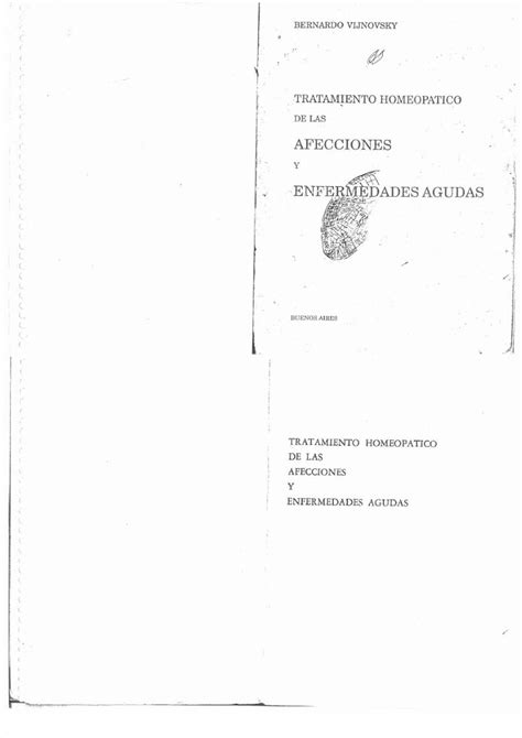 Pdf Tratamiento Homeopatico De Las Afecciones Y Enfermedades Agudas