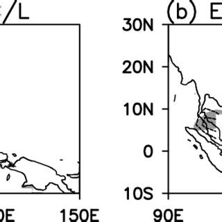 Composite winter mean DJF rainfall anomalies during a all El Niño