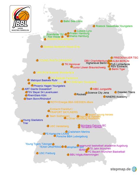 Nachwuchs Und Jugend Basketball Bundesliga Nbbl Jbbl