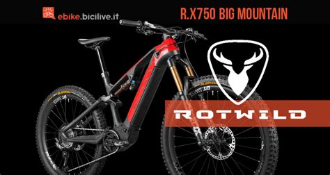 Rotwild R X750 E MTB Alta Guida Alpina Motore Brose