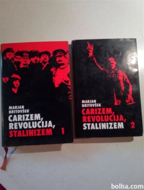 MARJAN BRITOVŠEK CARIZEM RAVOLUCIJA STALINIZEM 2 KNJIGI