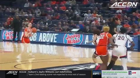 Syracuse Vs Virginia Game Highlights 2023 24 Acc Women S Basketball