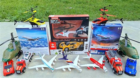 Unboxing Pesawat Terbang Airbus Garuda Flying Helicopter Rc Airline