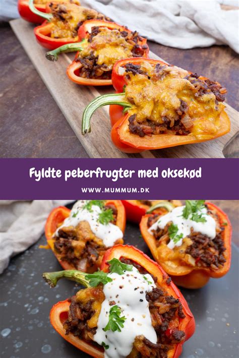 Fyldte Peberfrugter Med Ris Artofit