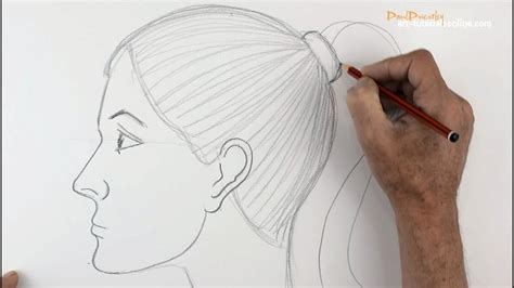 how to draw a sideways face