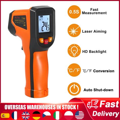 Njty Infrared Thermometer Non Contact Digital Temperature Gun C