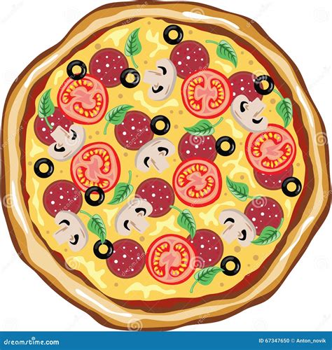 Square Pizza Clipart