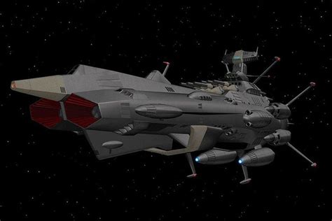 Yamato Fan Art Mecha Cosmodna Space Battleship Star Wars